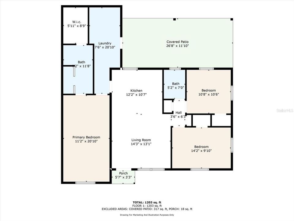 For Sale: $365,000 (3 beds, 2 baths, 1325 Square Feet)