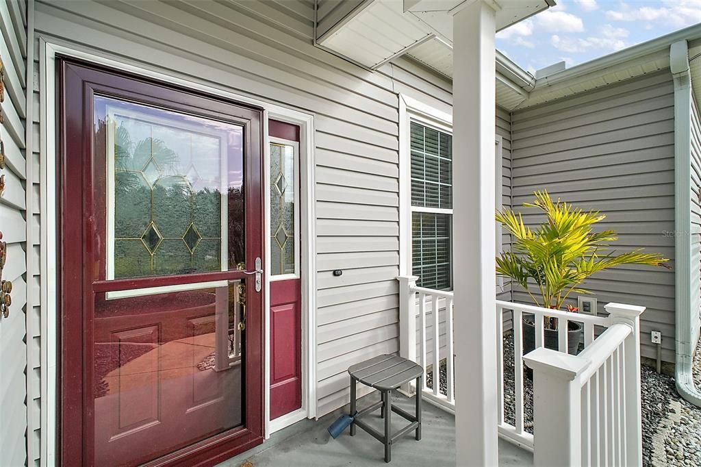 Covered Front Porch.