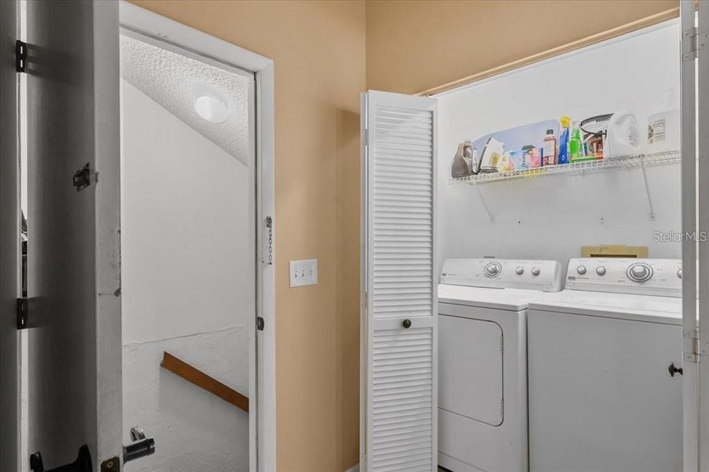 Main floor Laundry room