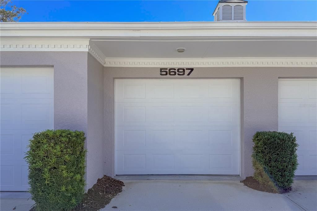 One car garage with access directly into the unit