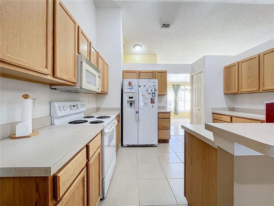 Kitchen with closet pantry