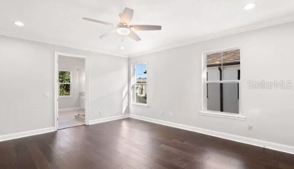 View of master bedroom