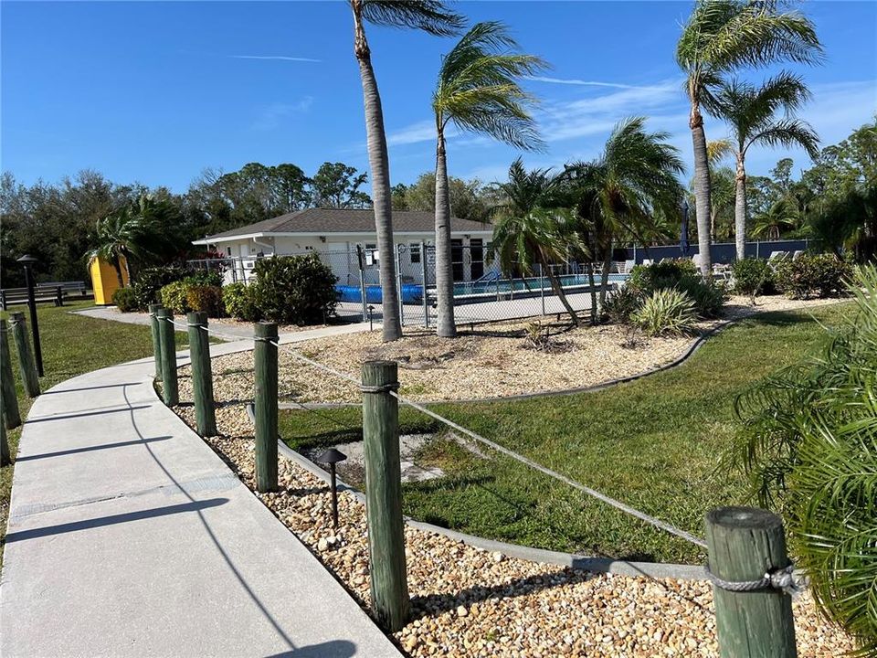 Path to pool and clubhouse