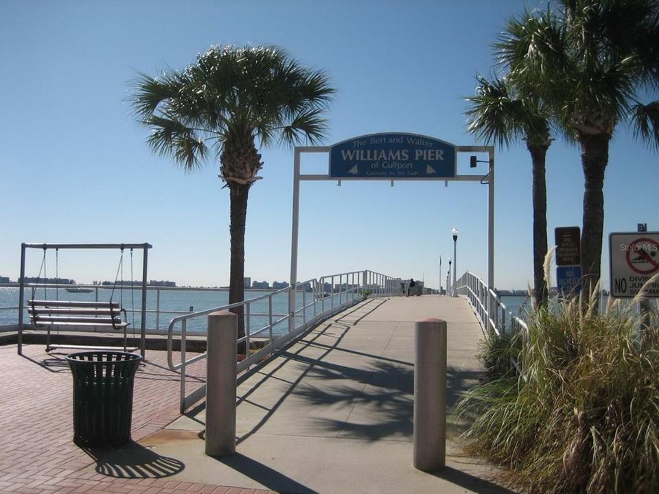 Williams Pier is a great place to fish and watch sunsets!