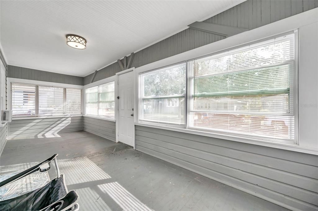 enclosed porch