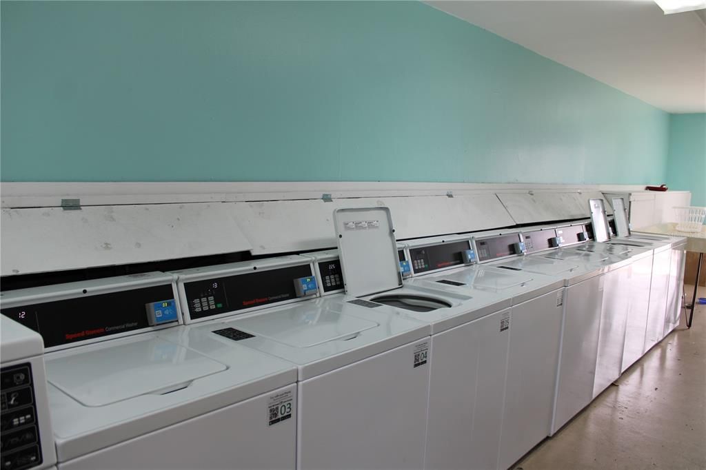 On site laundry facilities