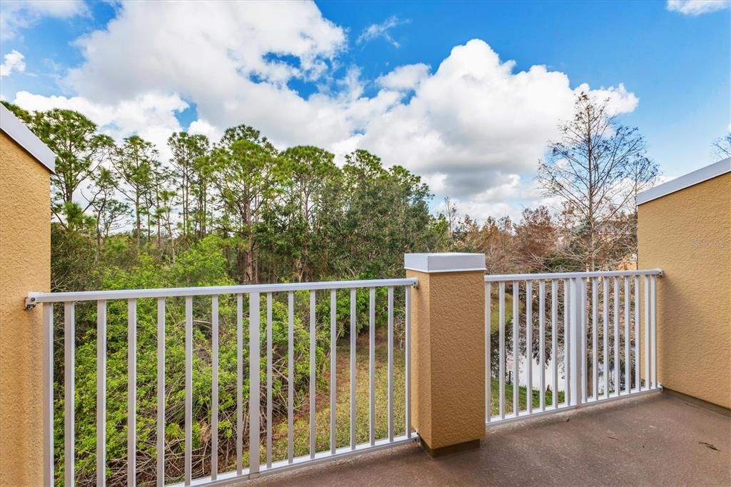 3rd floor primary suite balcony