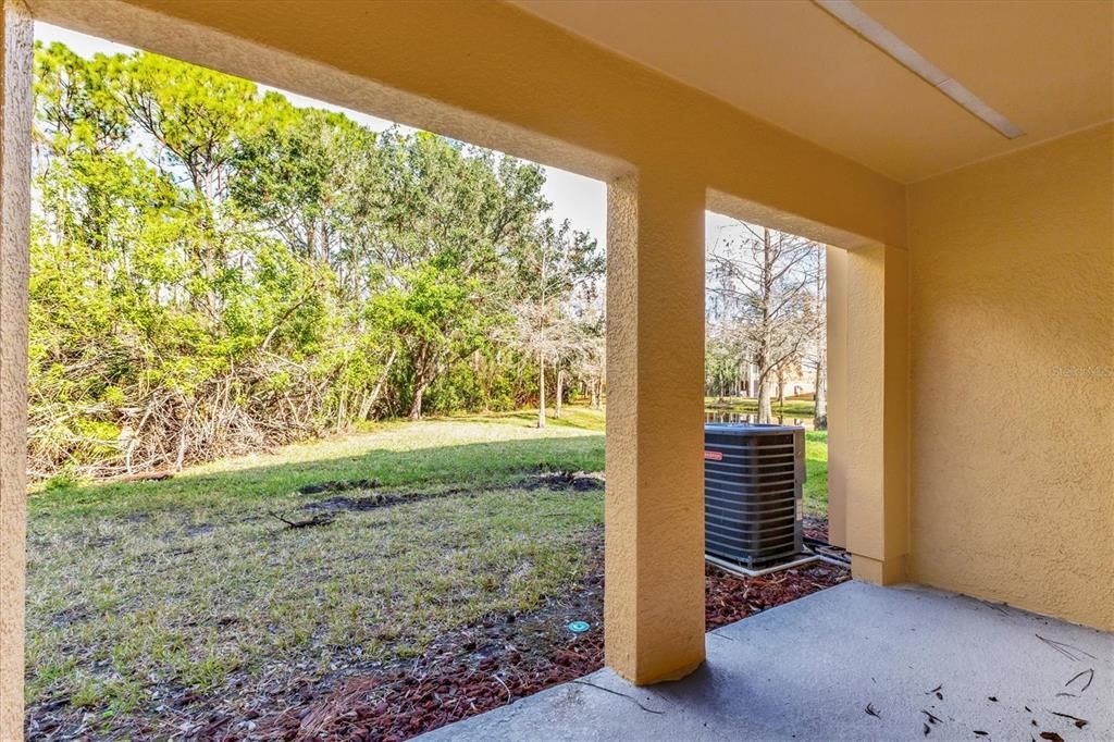 first floor patio