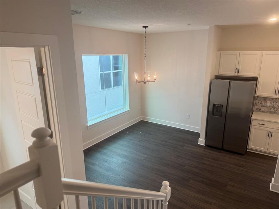 Huge Dining Area. View coming down from 3rd Level.