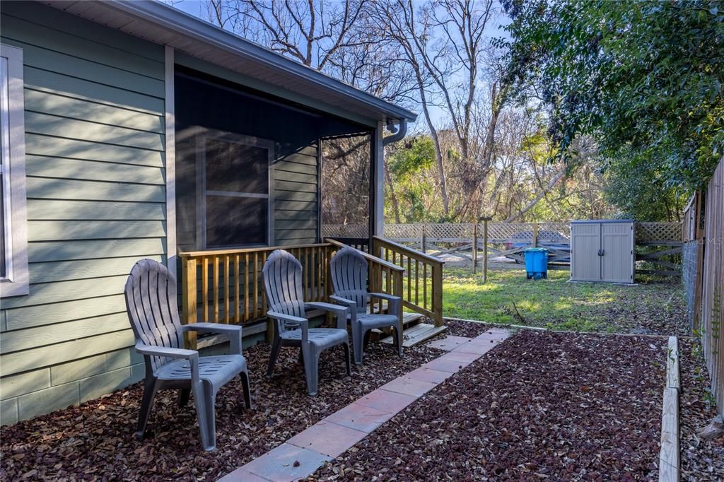 Rear Screened in Porch