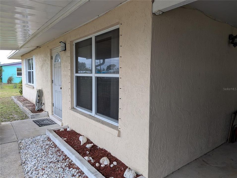 The front door is easily accessible to the parking.  There is also another door that goes directly into the kitchen/dining area under the