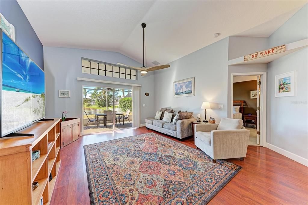 Living room with stunning views!