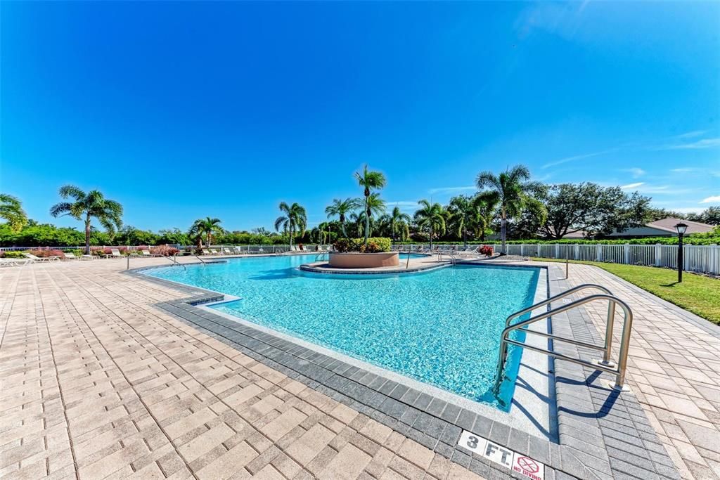 Community Pool area!  Plenty of room for you and your new friends to enjoy some wonderful sunshine!