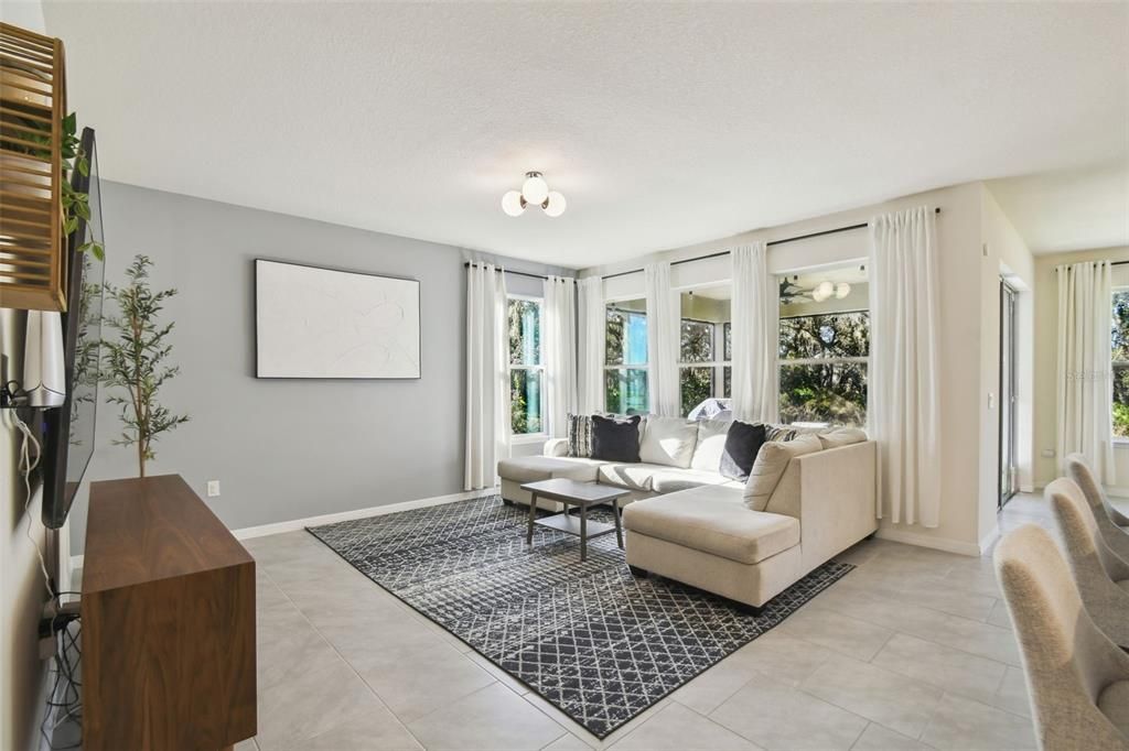 Living Room with tons of natural light