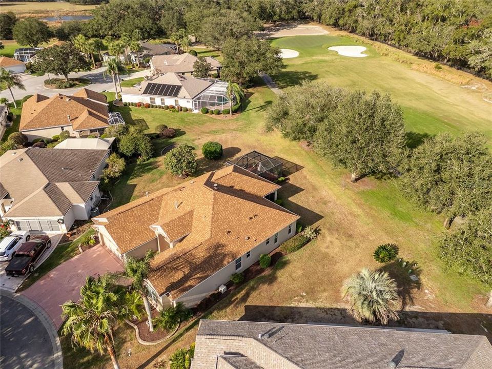 AERIAL VIEW OF GOLF COURSE