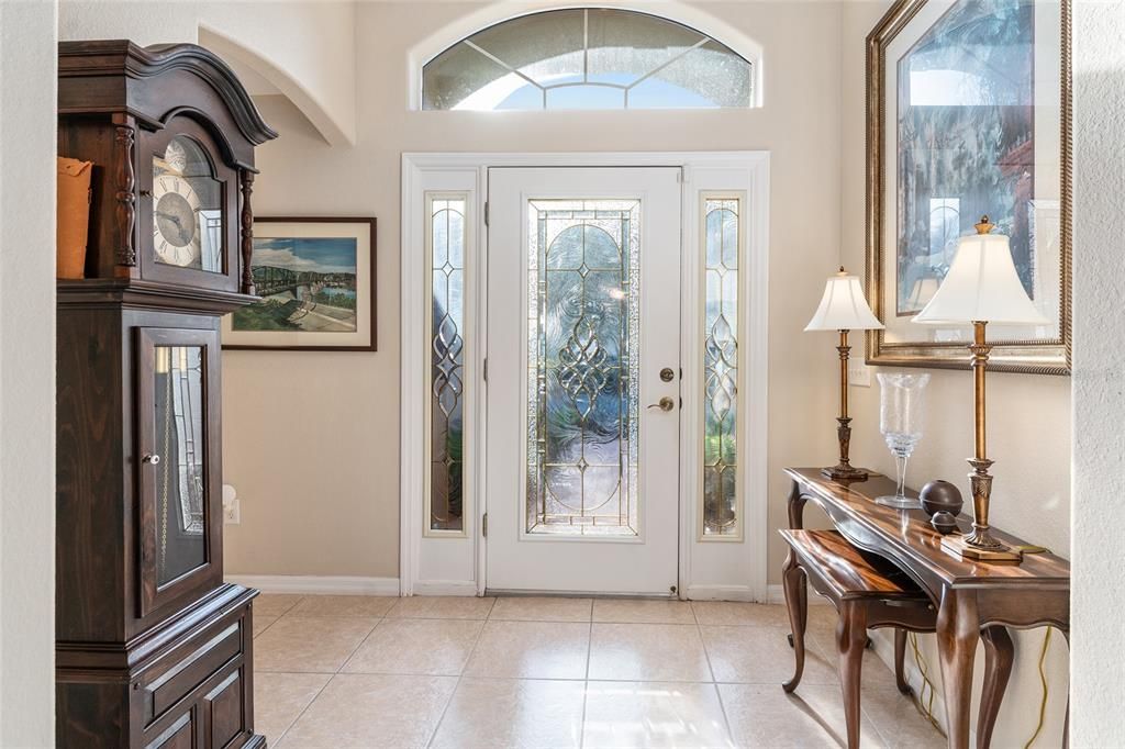 FOYER VIEW LOOKING OUT