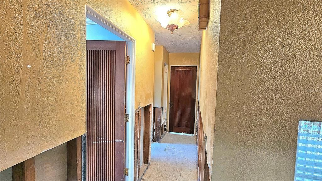 North End Hallway. Solid-Wood Antique doors included (gorgeous).