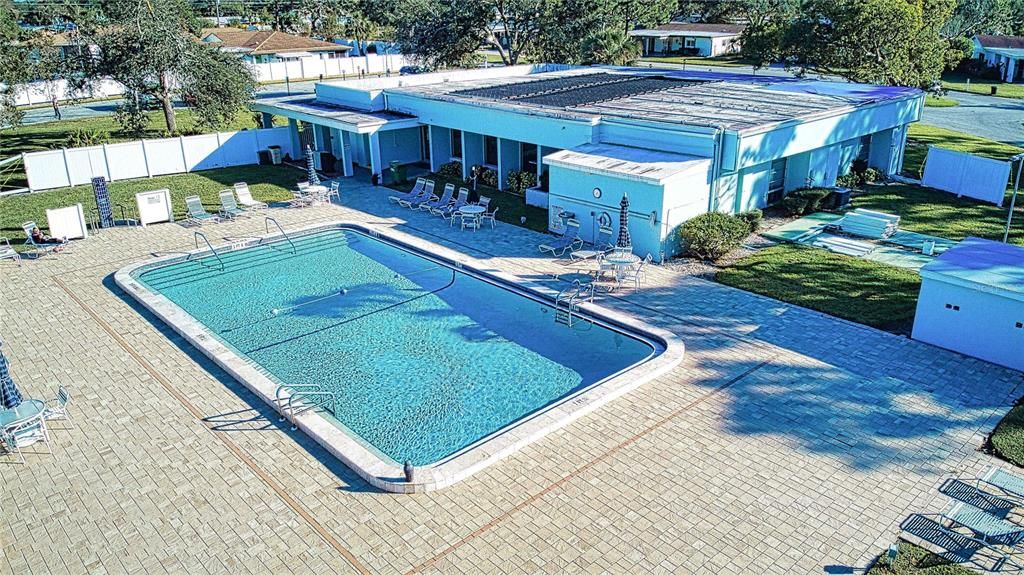 Community pool and clubhouse