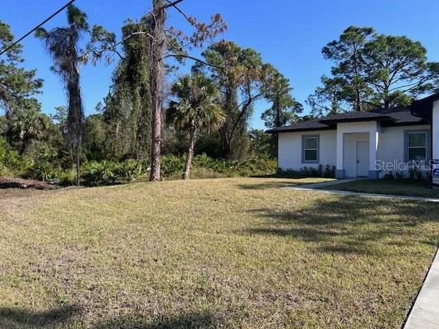 Front Lawn and trees