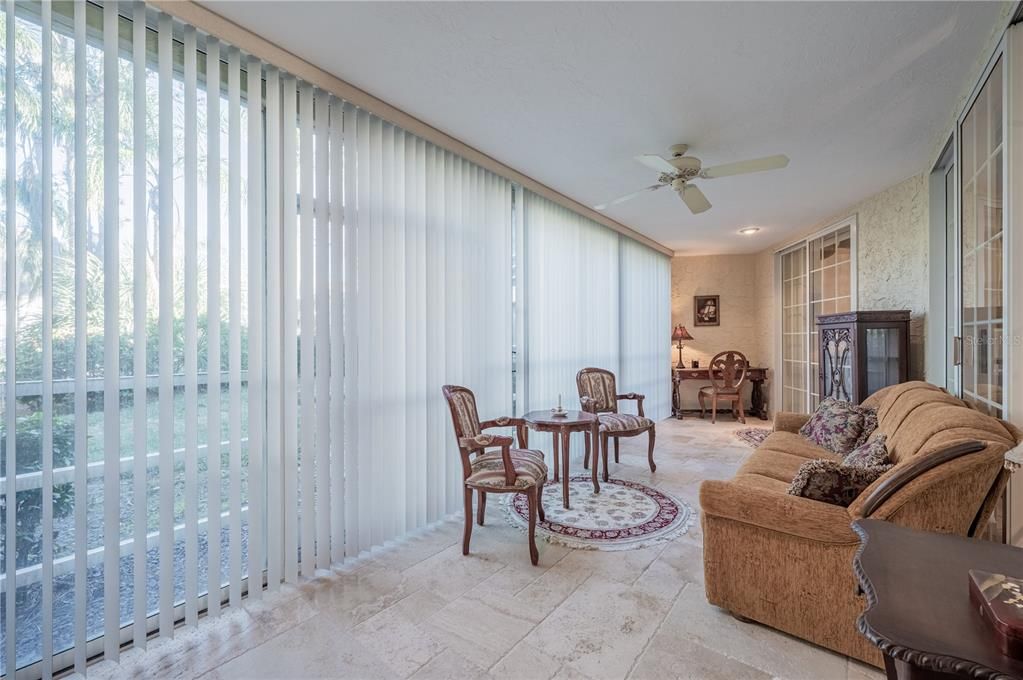 Glassed in Florida room