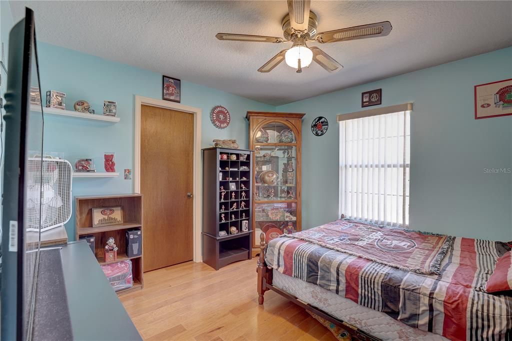 View of Bedroom 3 from upstairs hallway