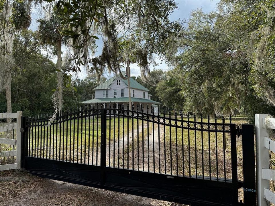 Entrance to the house