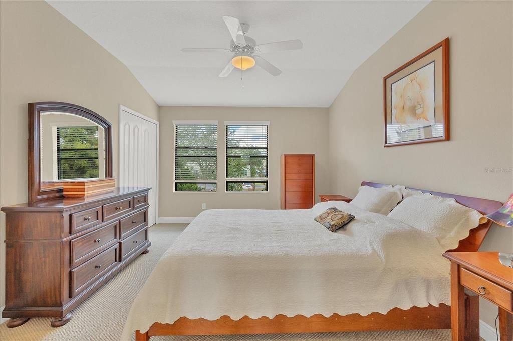 MASTER BEDROOM WITH HIS/HER CLOSETS