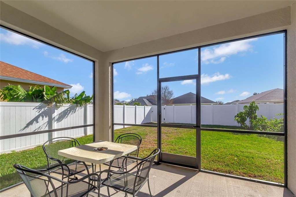 screened patio