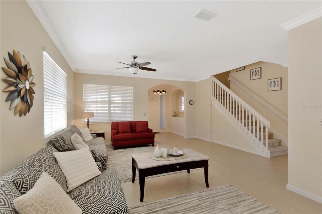 Formal Dining Room to Foyer 2.0 and Stairway