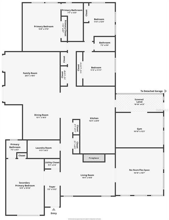 SPRAWLING SINGLE-STORY FLOOR PLAN!