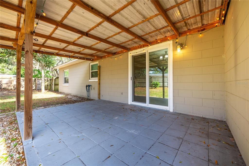 COVERED PATIO.