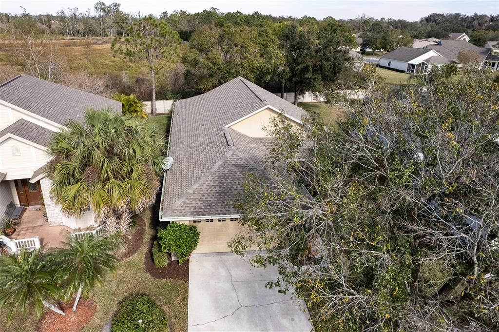 Aerial views of neighborhood