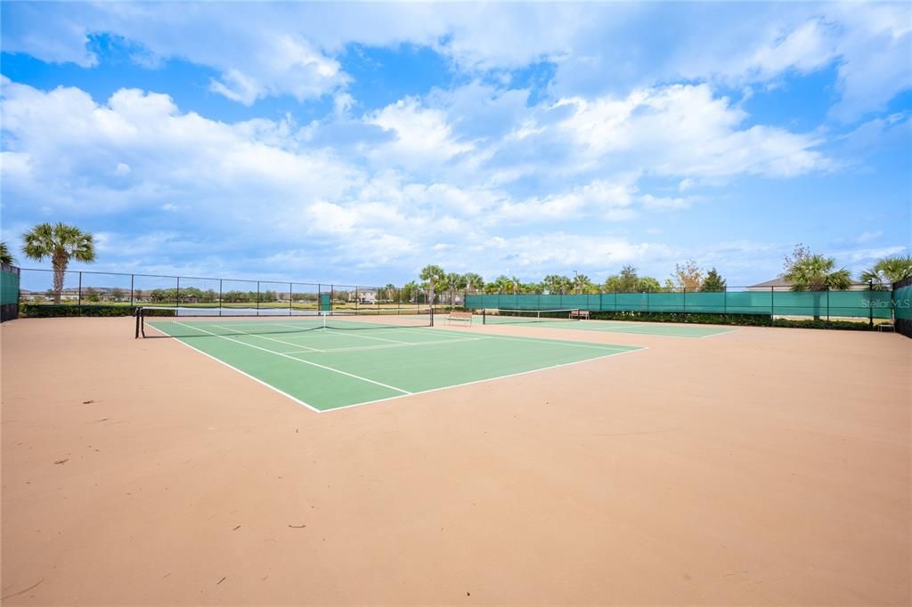 TENNIS COURTS.