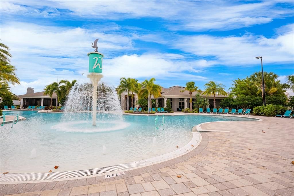 RESORT STYLE POOL.