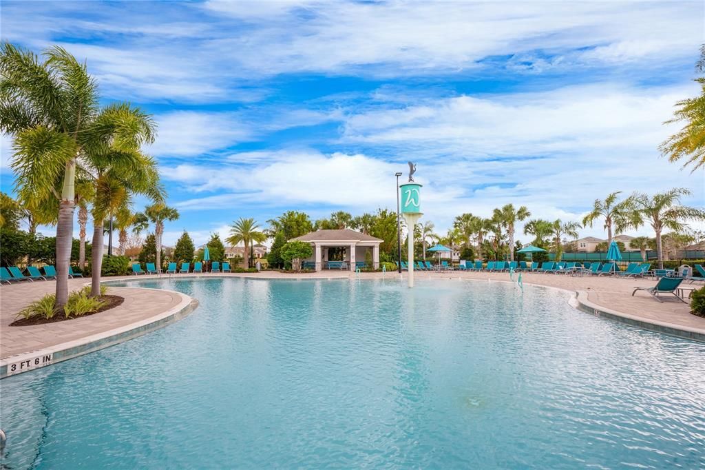 RESORT STYLE POOL.