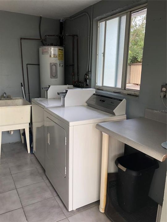 shared laundry room