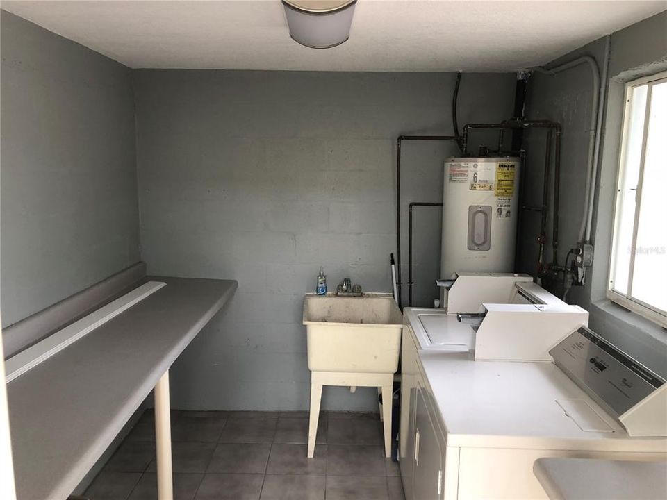 shared laundry room