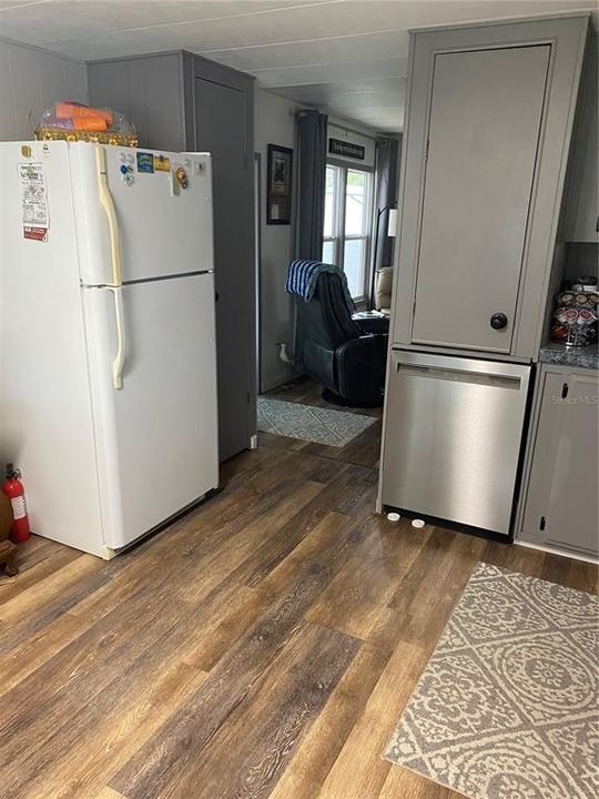 fridge and you have a dishwasher!