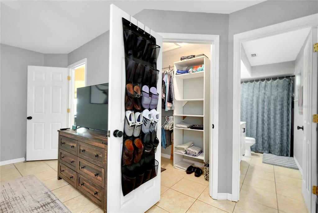 Primary Closet & Bath