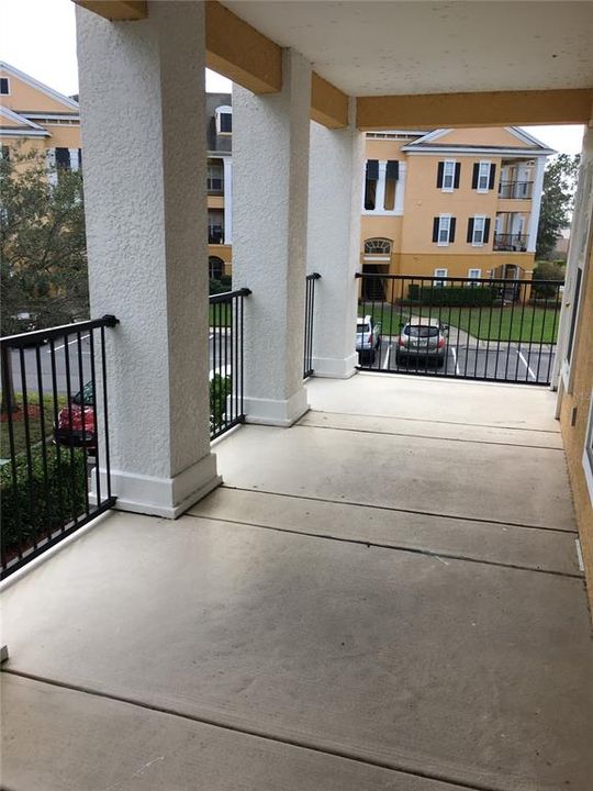 Covered balcony