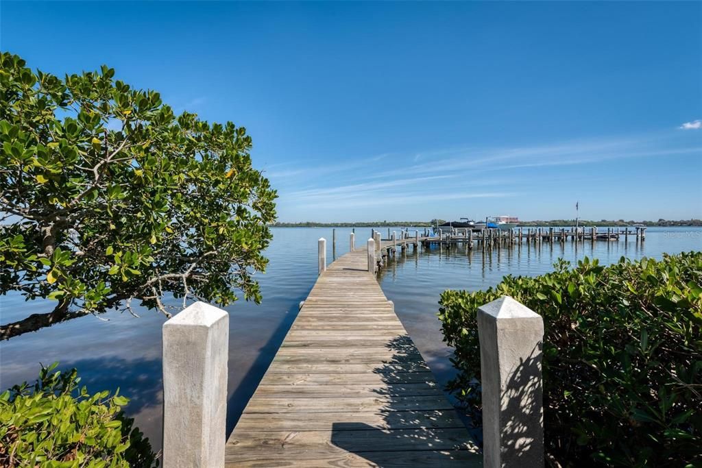 Boat docks were damaged in the storm, and will be rebuilt.