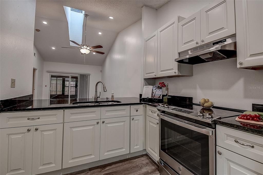 Sleek New Kitchen with Granite countertops