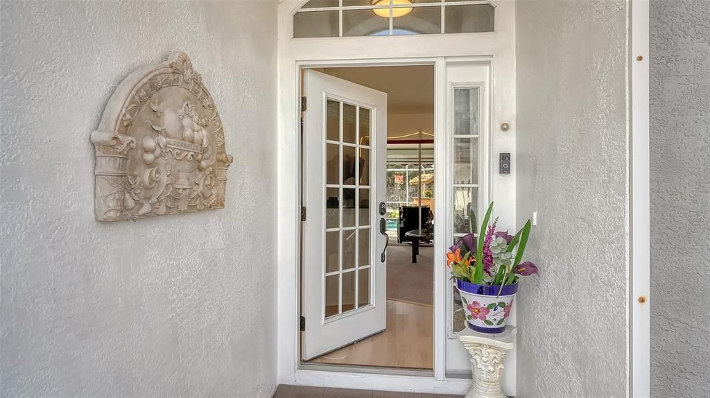 French entry door