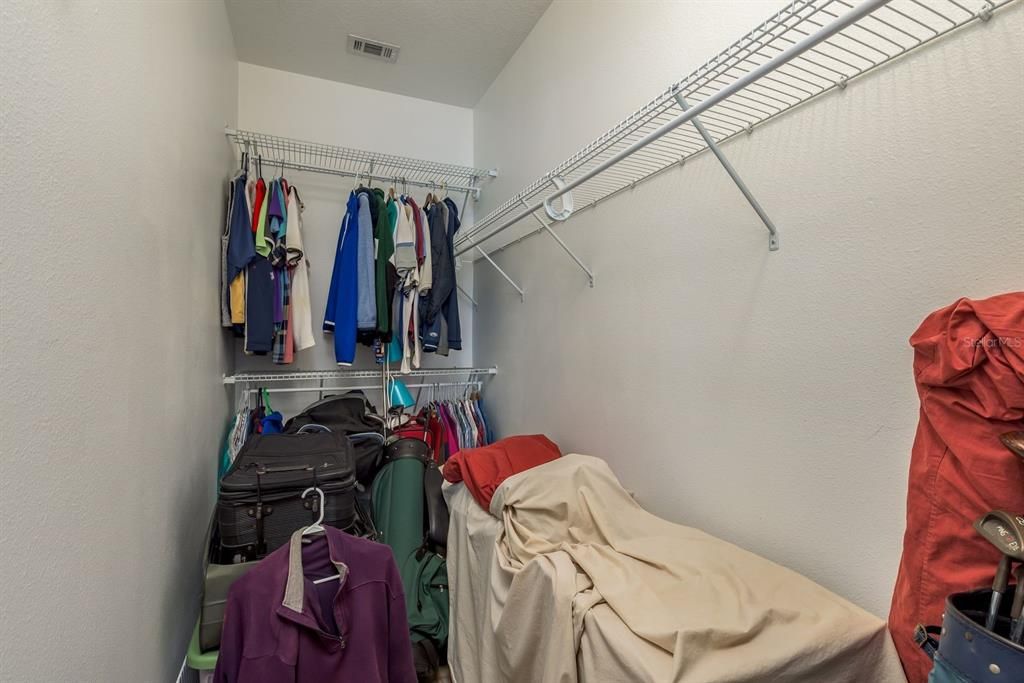 Each bedroom has a large walk-in closet!