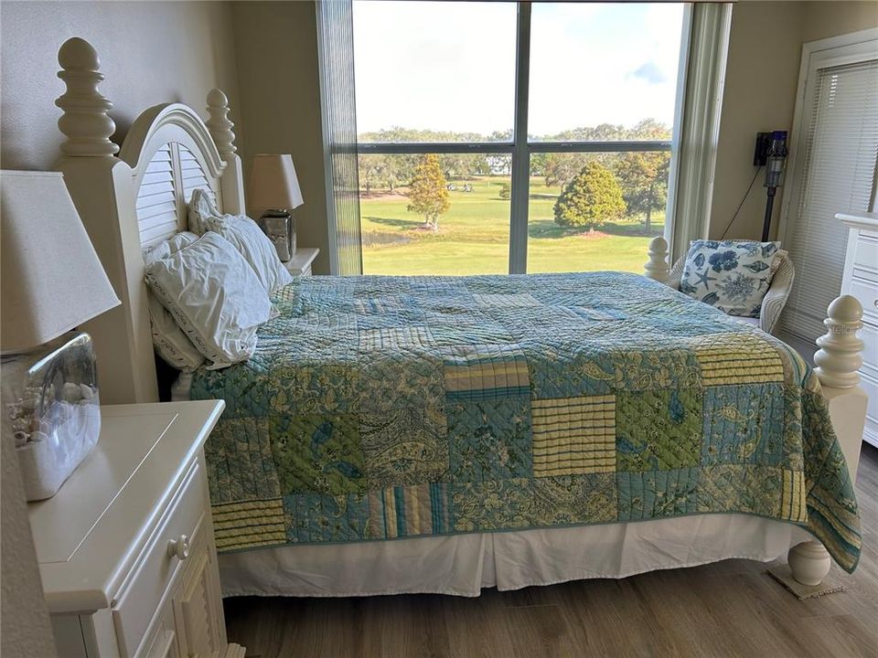 Master bedroom with spacious walk in closet