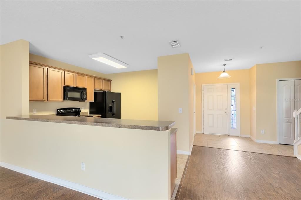 Large Kitchen and Open Floor Plan