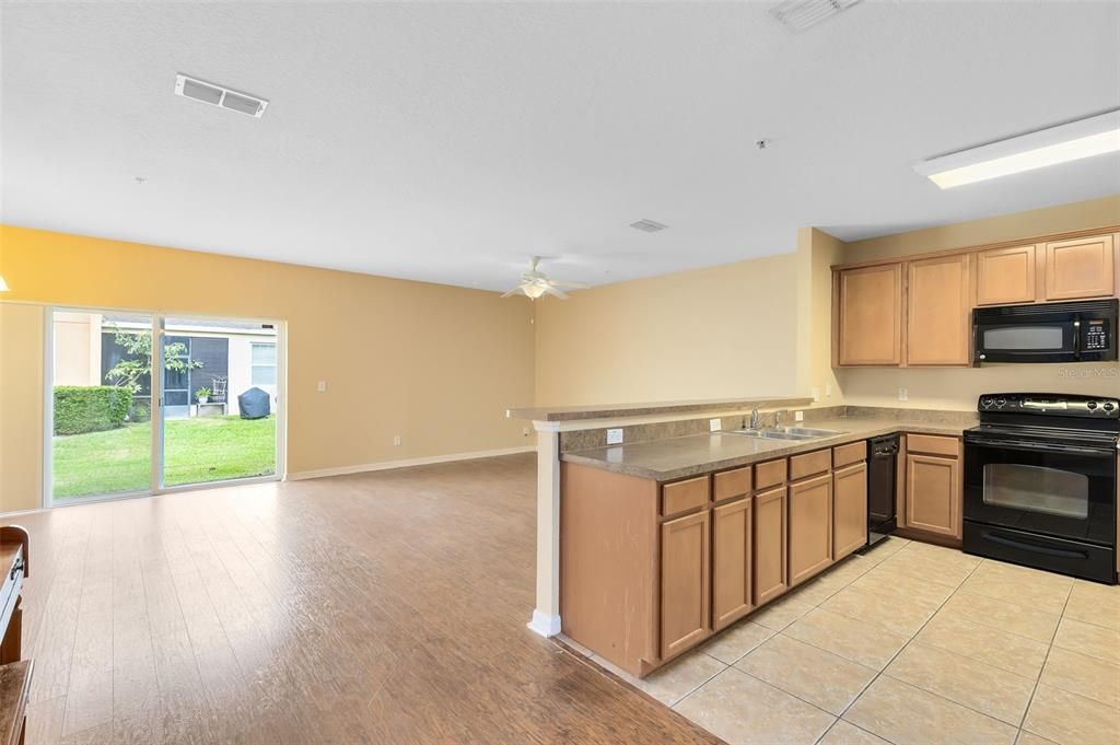 Large Main Living Area with Tons of Natural Light