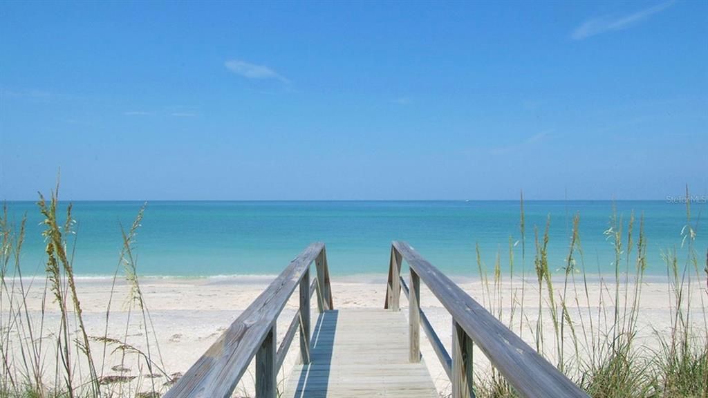 The magnificent shoreline of the Gulf of Mexico - Just blocks from your front door!