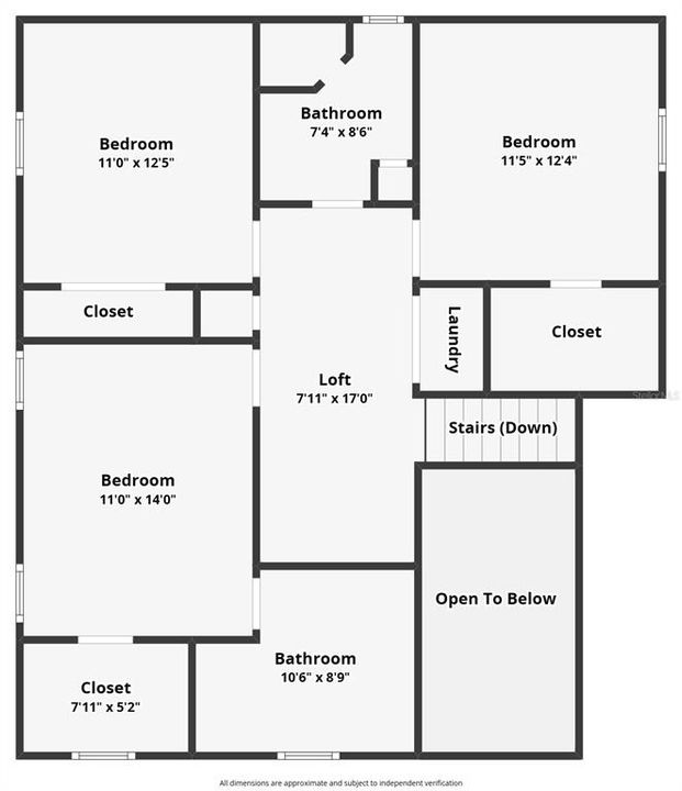 Upstairs Layout