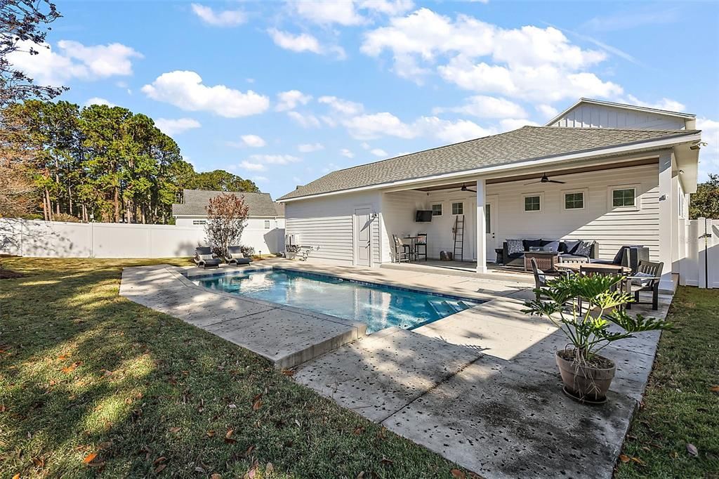 Backyard and Pool